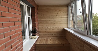 Отделка, остекление, утепление балконов в Южноуральске от 207 руб. м/2.